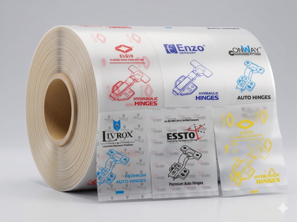 Custom printed packaging film